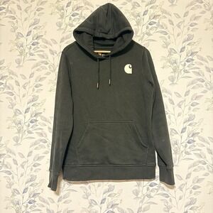 Carhartt Relaxed Fit Womens Hoodie Small (4-6) Bkack